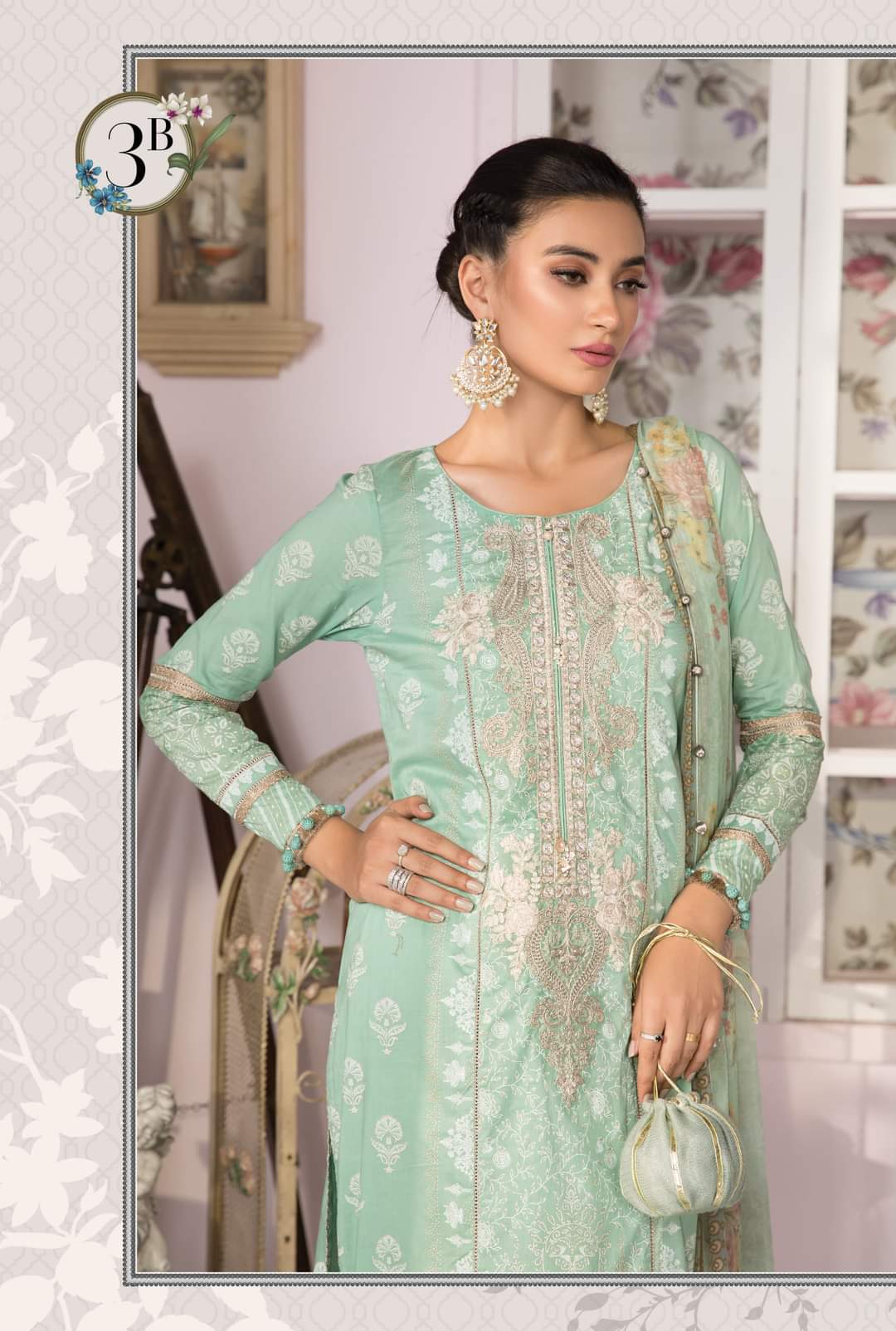 MPT-1103-B | Maria B | Mprints Summer Festive Lawn'21