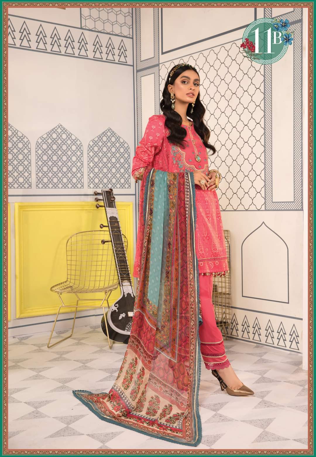 MPT-1111-B | Maria B | Mprints Summer Festive Lawn'21