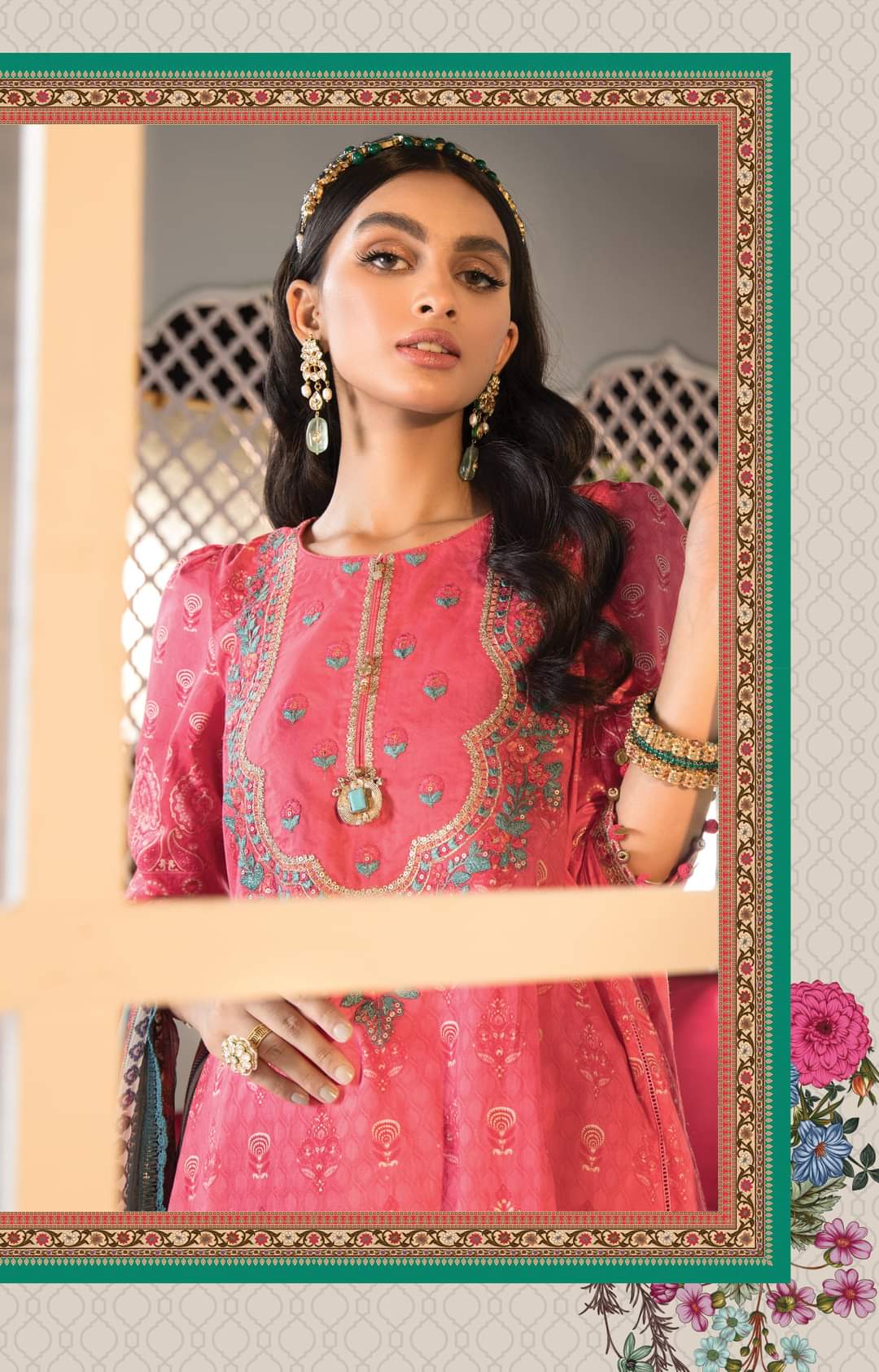 MPT-1111-B | Maria B  | Mprints Summer Festive Lawn'21