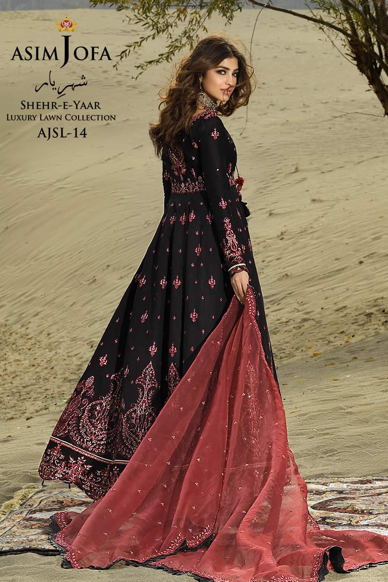 AJSL - 14 | Asim Jofa | Shehr - E - Yaar Luxury Lawn Collection 2022