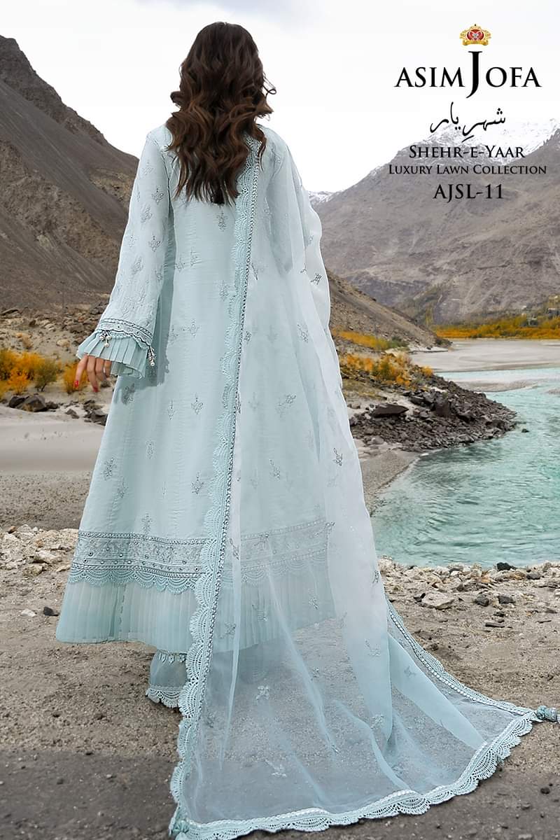 AJSL - 11 | Asim Jofa | Shehr - E - Yaar Luxury Lawn Collection 2022