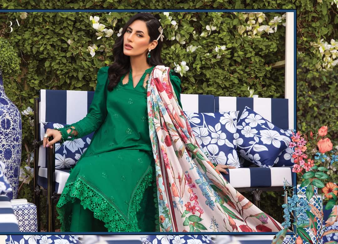 3A | Maria B | Secret Garden | Mprints Spring Summer Lawn Collection 2022
