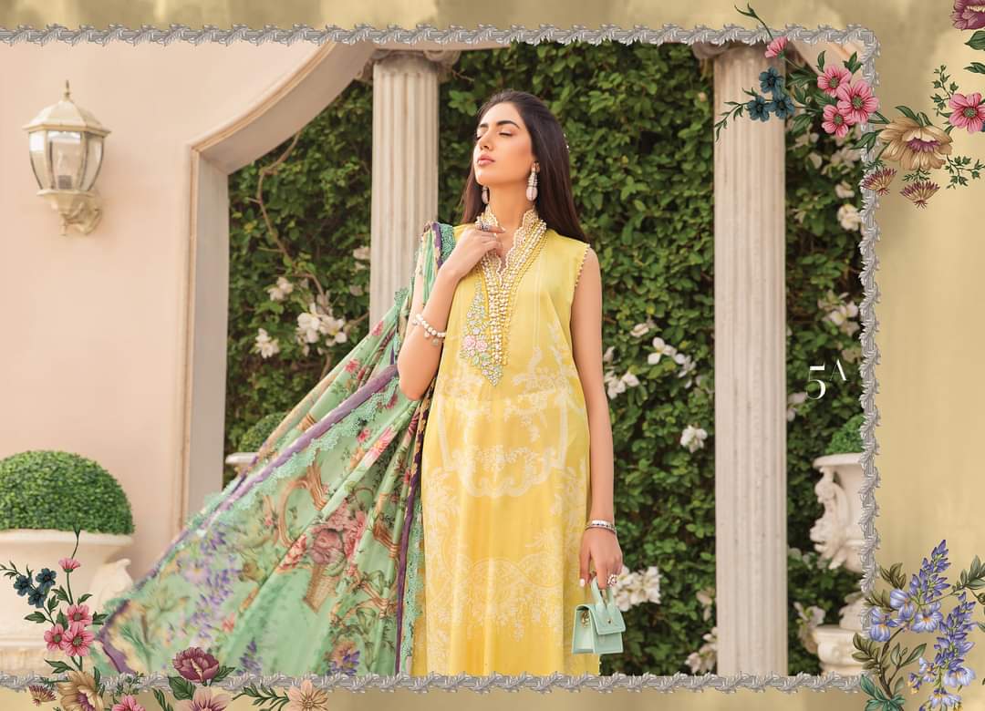5A | Maria B | Secret Garden | Mprints Spring Summer Lawn Collection 2022