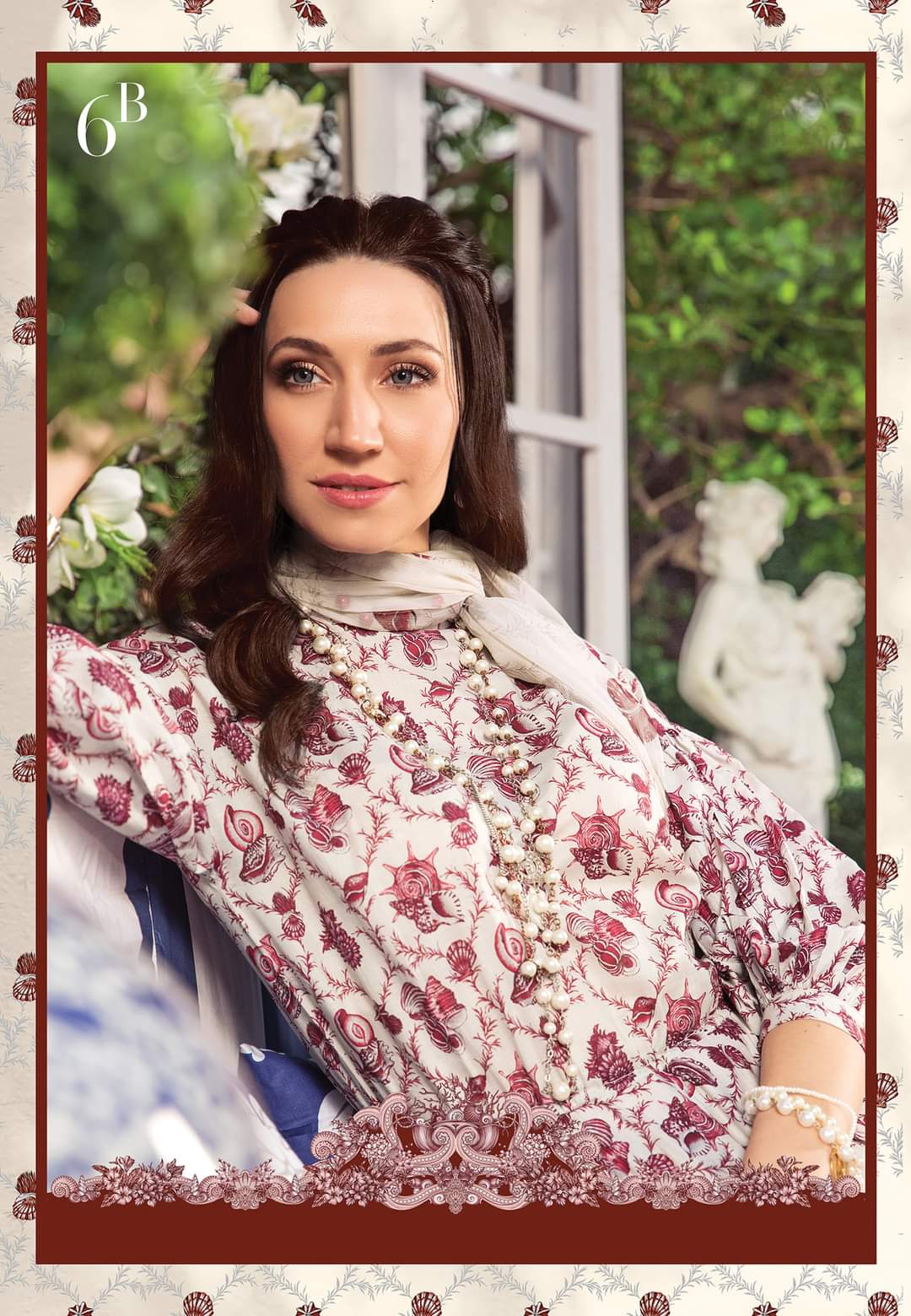 6B | Maria B | Secret Garden | Mprints Summer Lawn Collection 2022