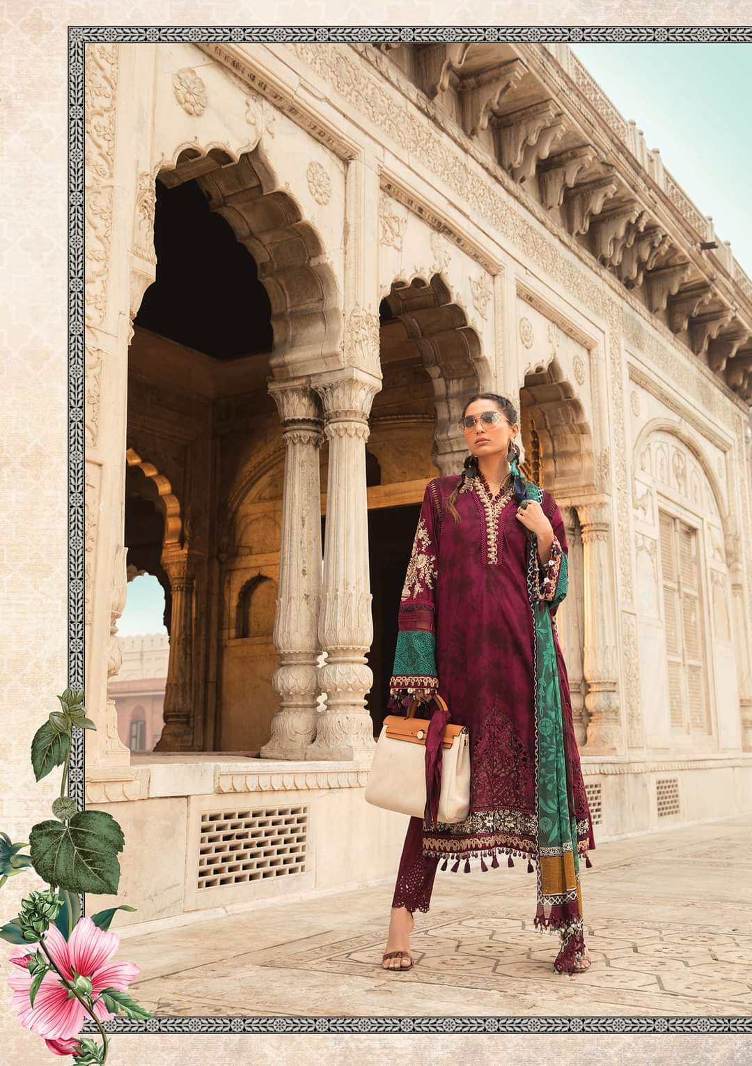 D22-14-B | Maria B | Unstitched Luxury Lawn Collection 2022