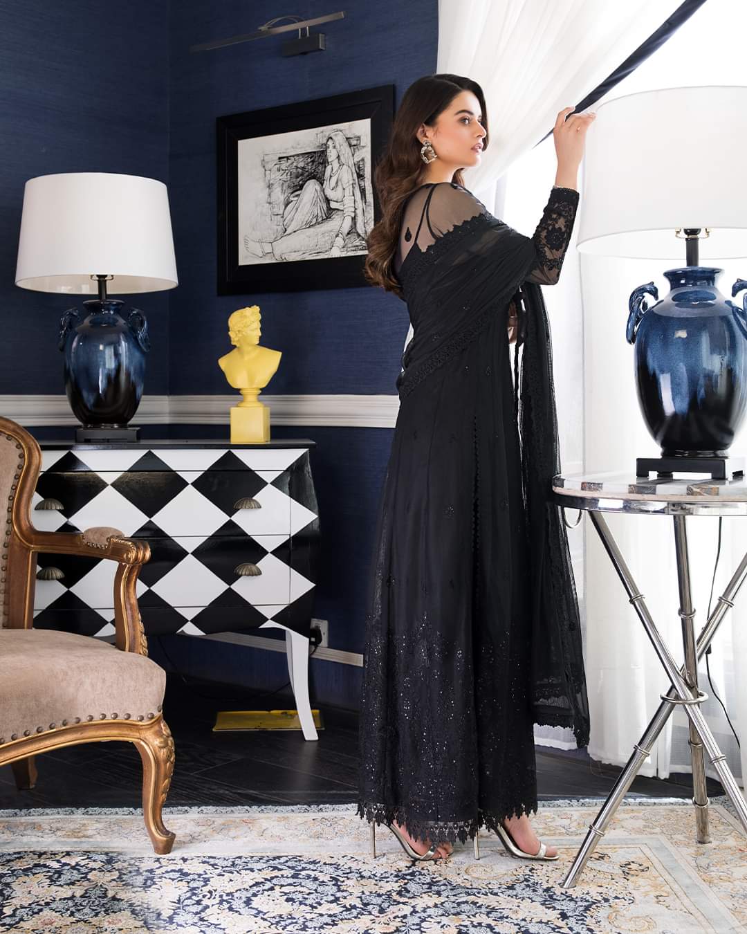AJIM-24 | Asim Jofa | Iqra And Minal Edit | Unstitched Collection 2022