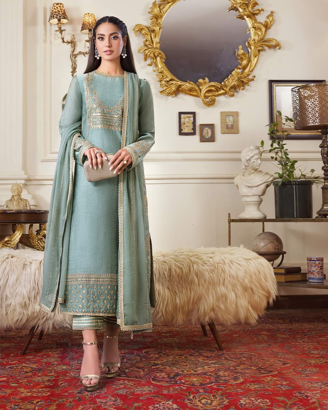 AJIM-21 | Asim Jofa | Iqra And Minal Edit | Unstitched Collection 2022