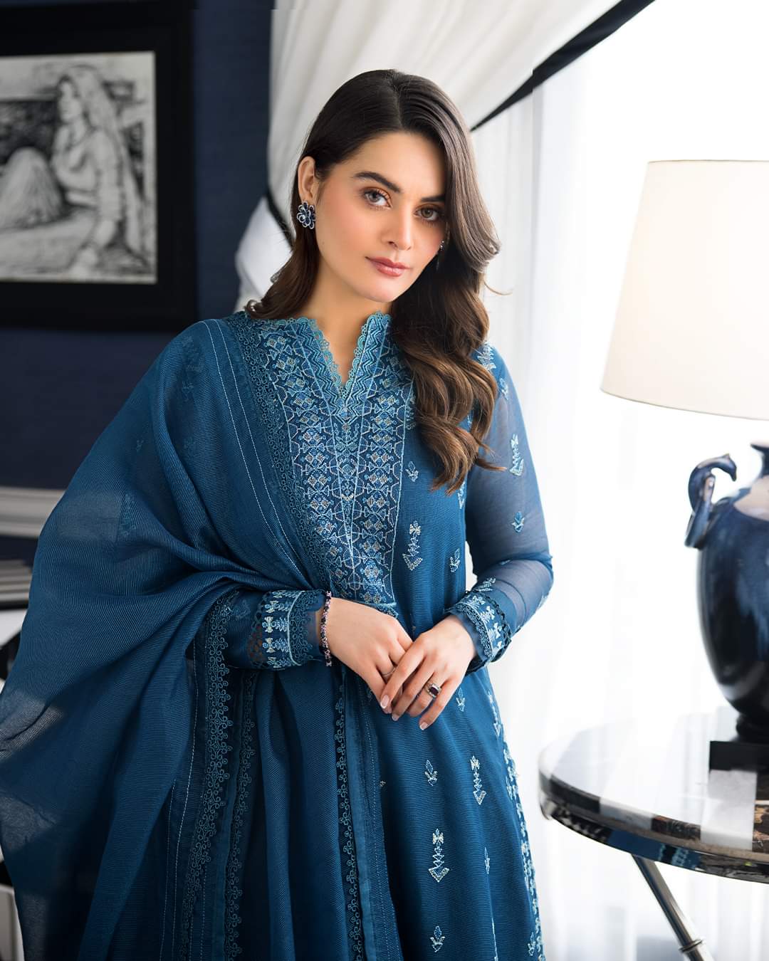 AJIM-20 | Asim Jofa | Iqra And Minal Edit | Unstitched Collection 2022