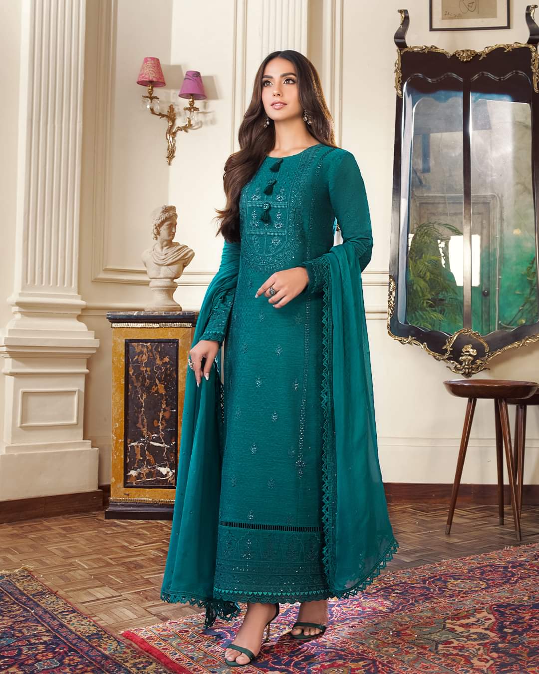 AJIM-15 | Asim Jofa | Iqra And Minal Edit | Unstitched Collection 2022