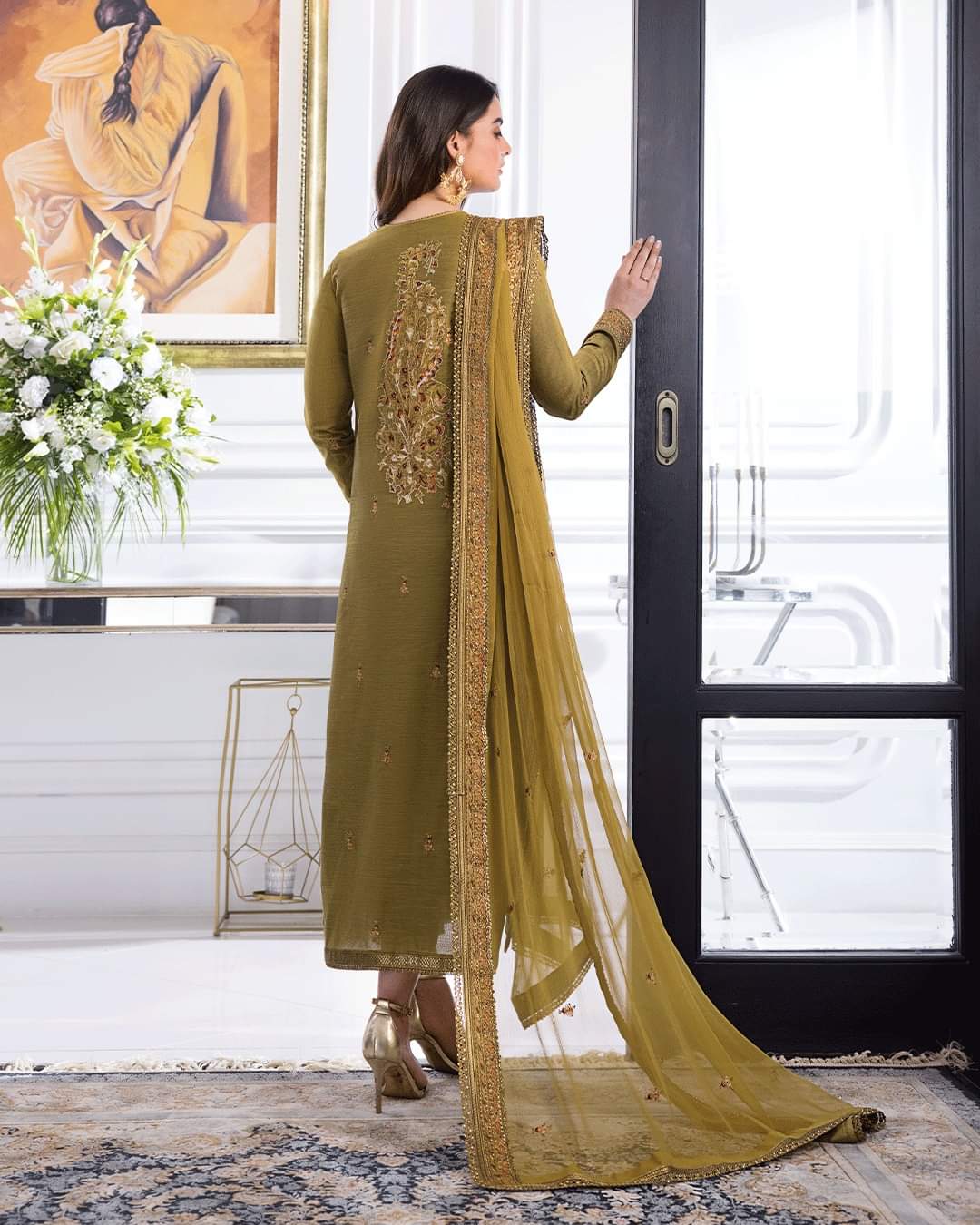 AJIM-08 | Asim Jofa | Iqra And Minal Edit | Unstitched Collection 2022