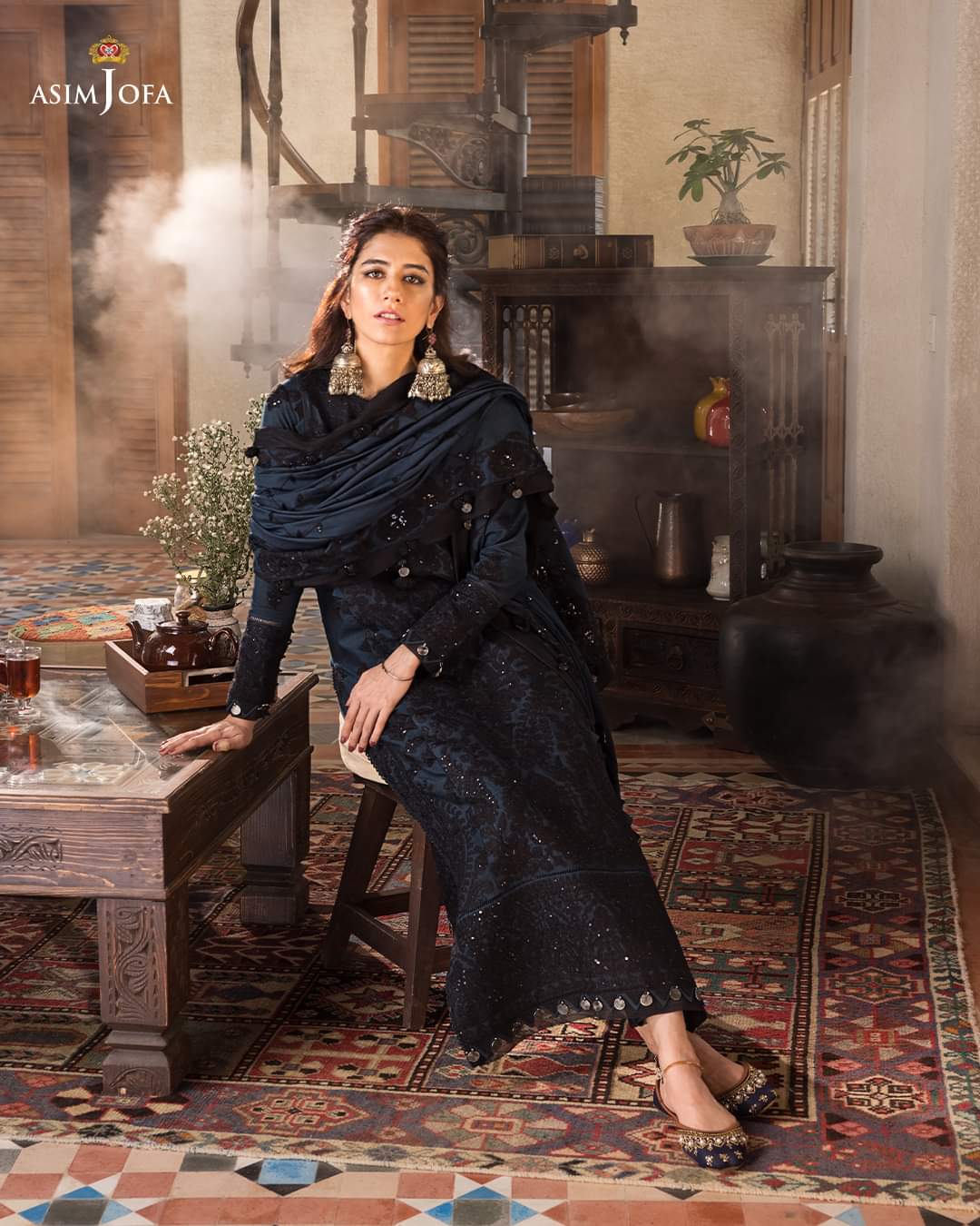 AJK-13 | Asim Jofa | The Syra Edit | Kashmiri Shawl Collection 2022