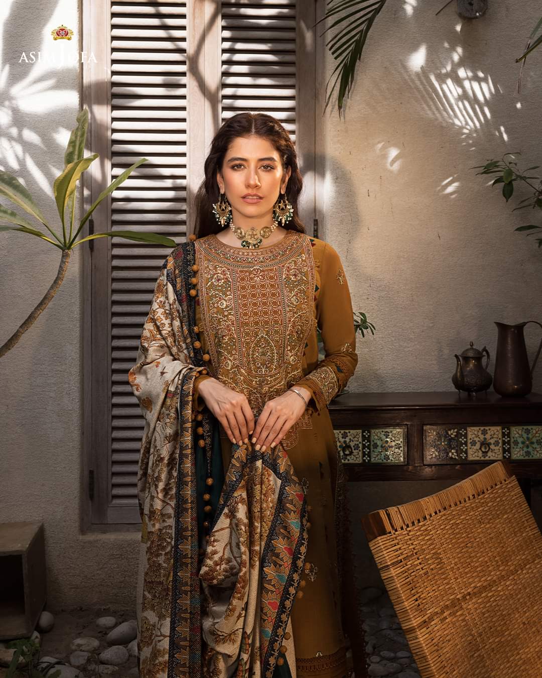 AJK-07 | Asim Jofa | The Syra Edit | Kashmiri Shawl Collection 2022
