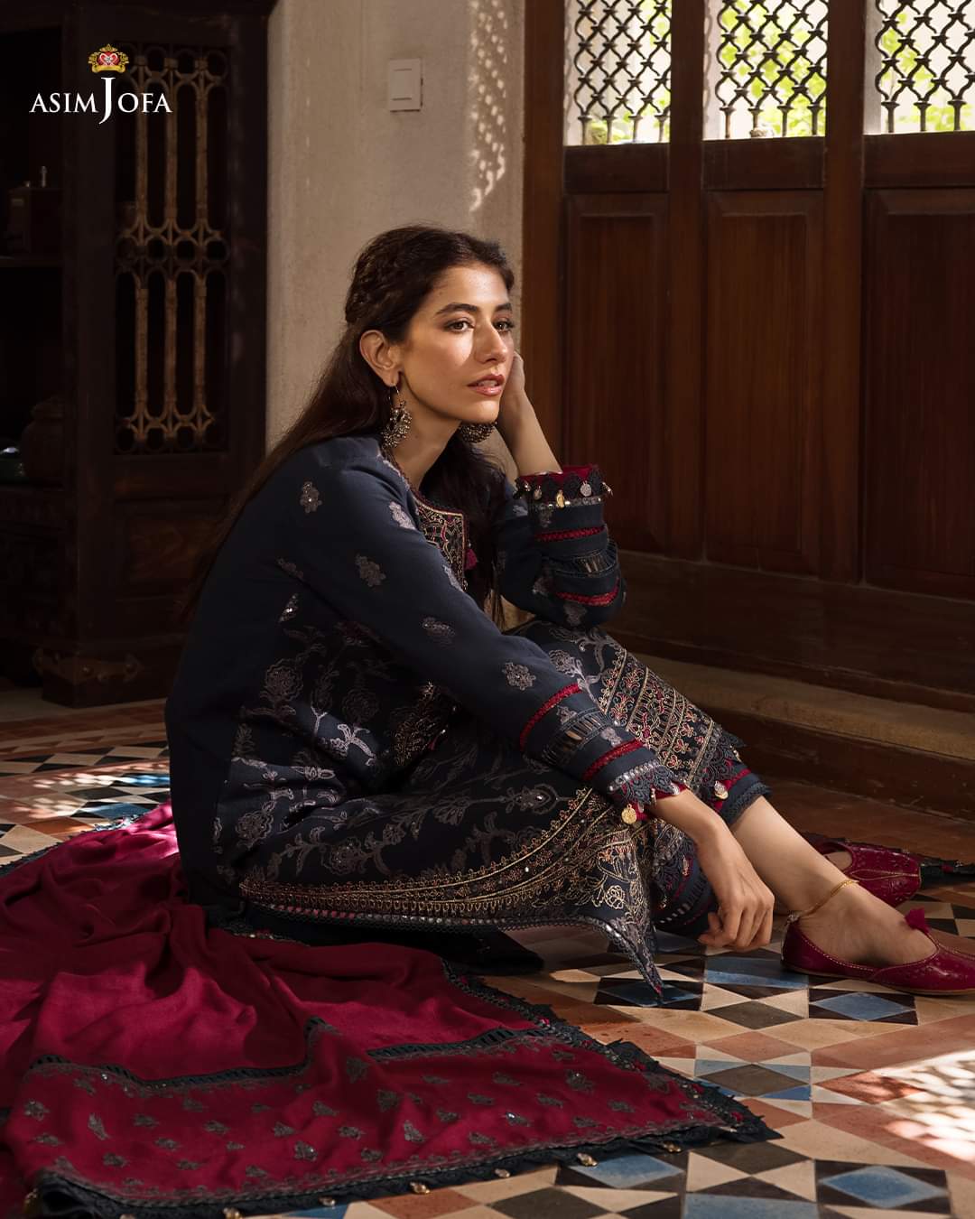 AJK-06 | Asim Jofa | The Syra Edit | Kashmiri Shawl Collection 2022