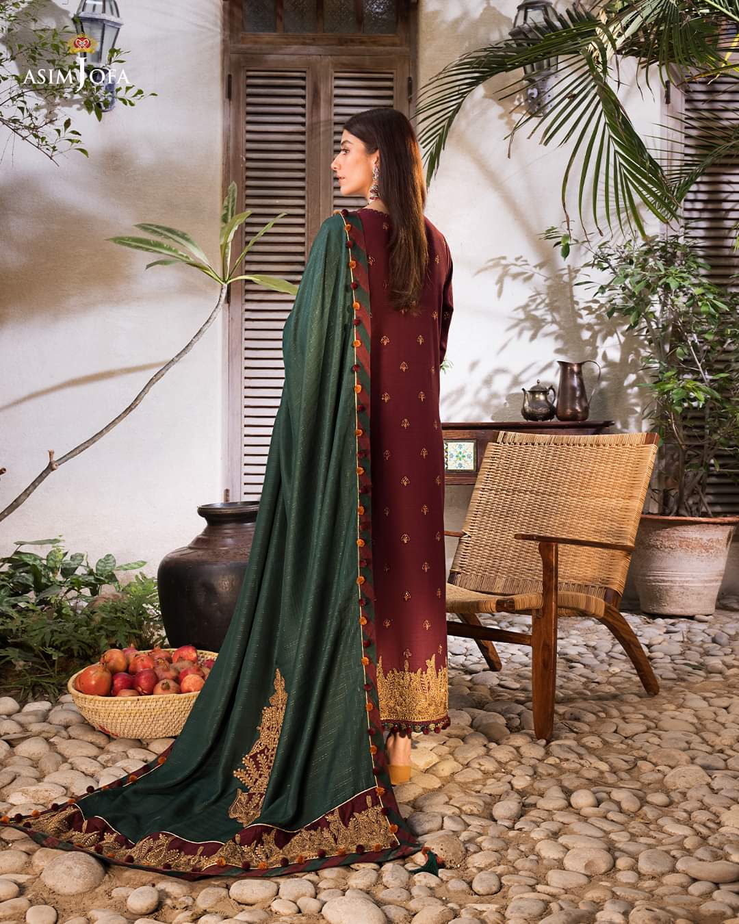 AJK-04 | Asim Jofa | The Syra Edit | Kashmiri Shawl Collection 2022