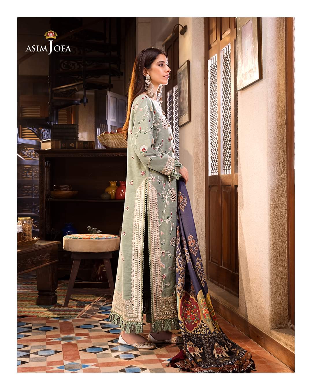 AJK-03 | Asim Jofa | The Syra Edit | Kashmiri Shawl Collection 2022