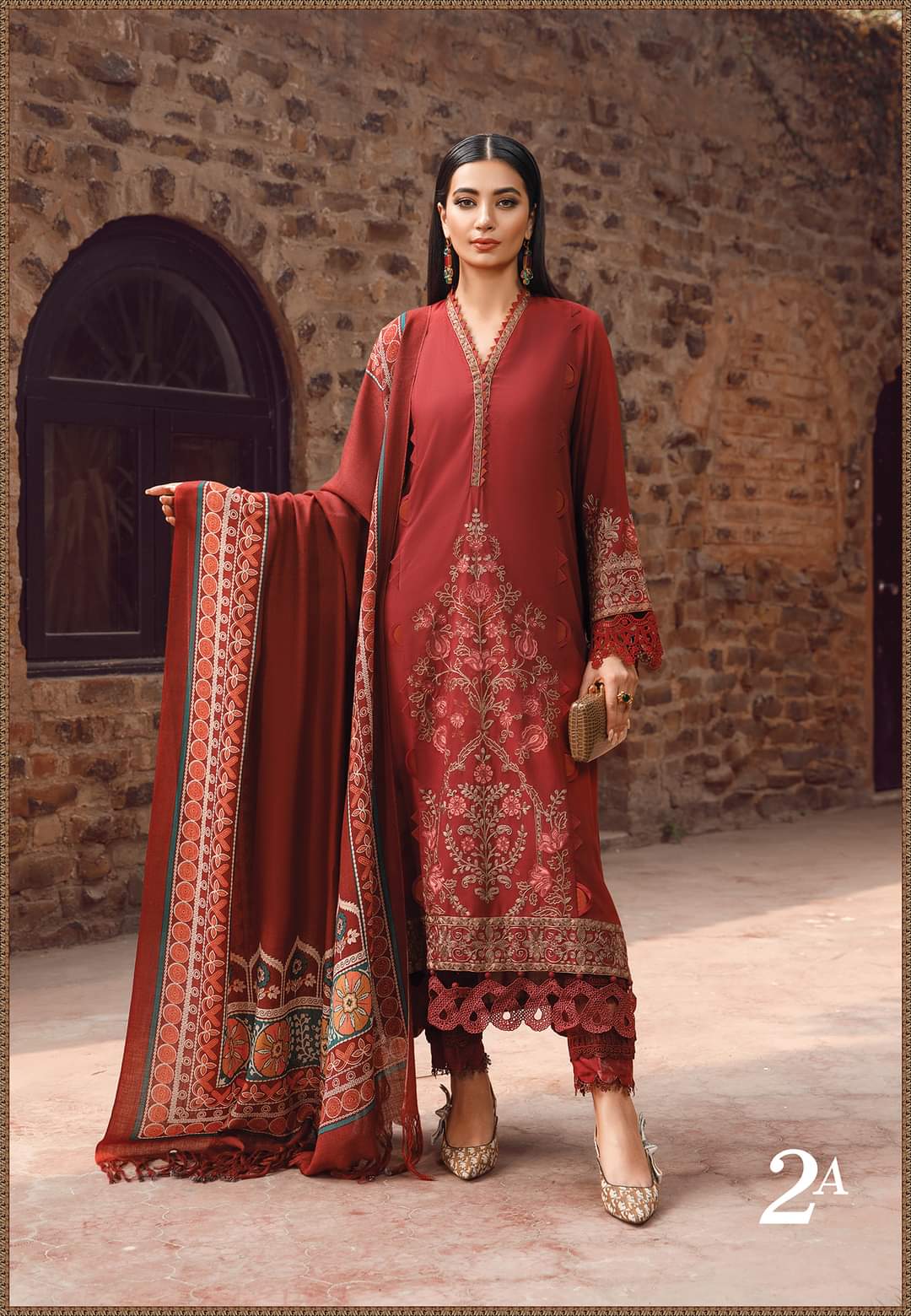 2A | Maria B | Mprints Shawls Collection 2022