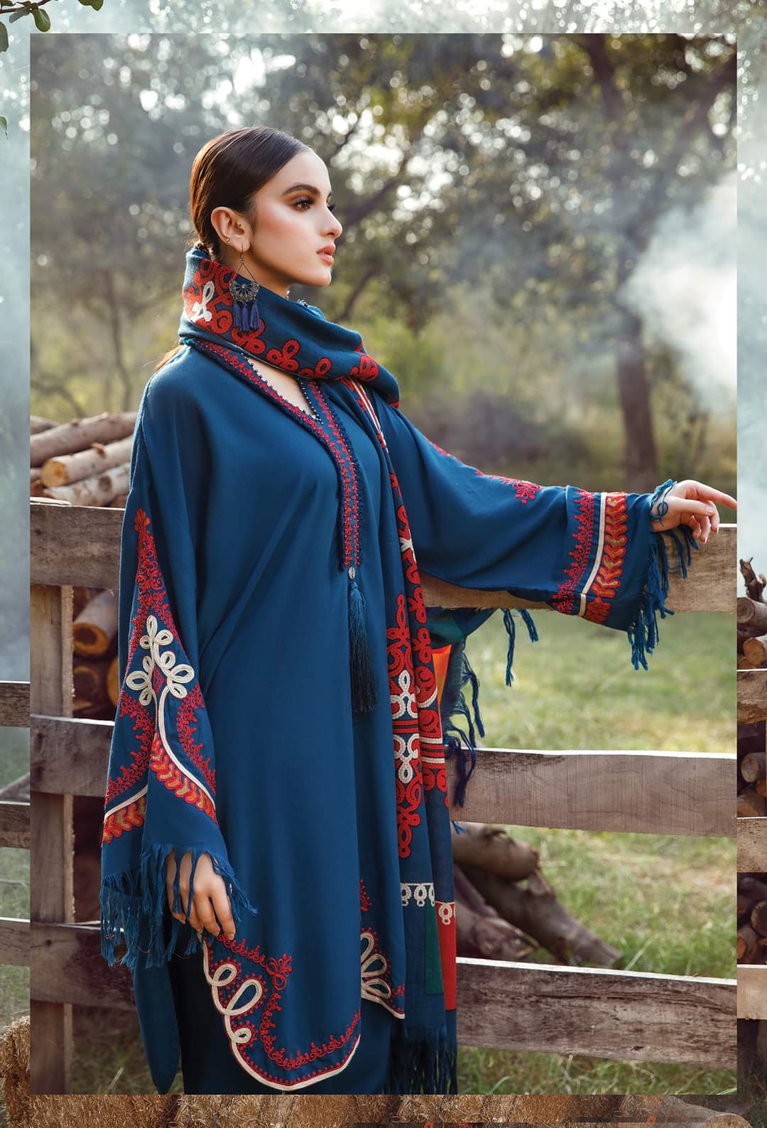 3A | Maria B | Mprints Shawls Collection 2022