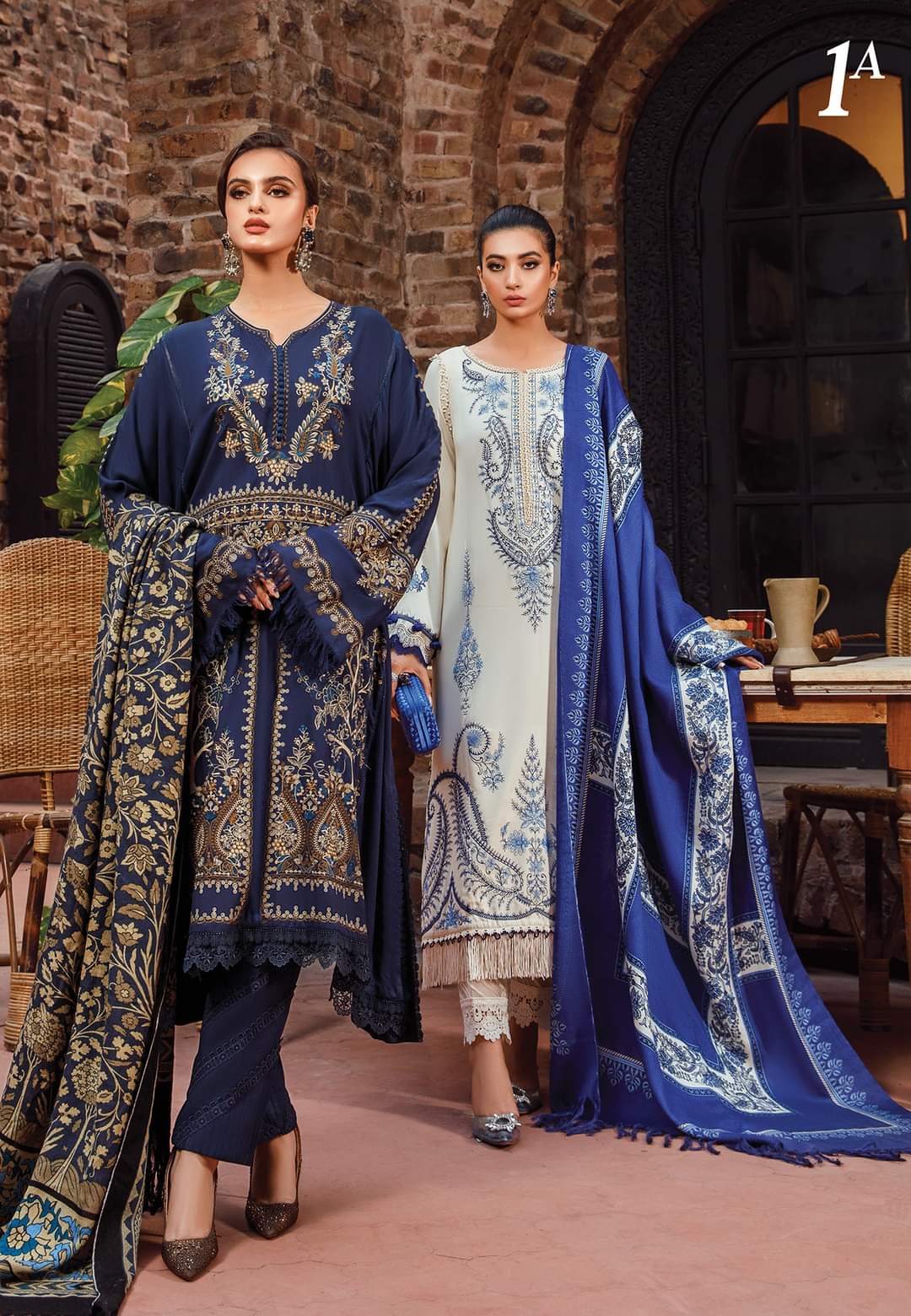 1A | Maria B | Mprints Shawls Collection 2022