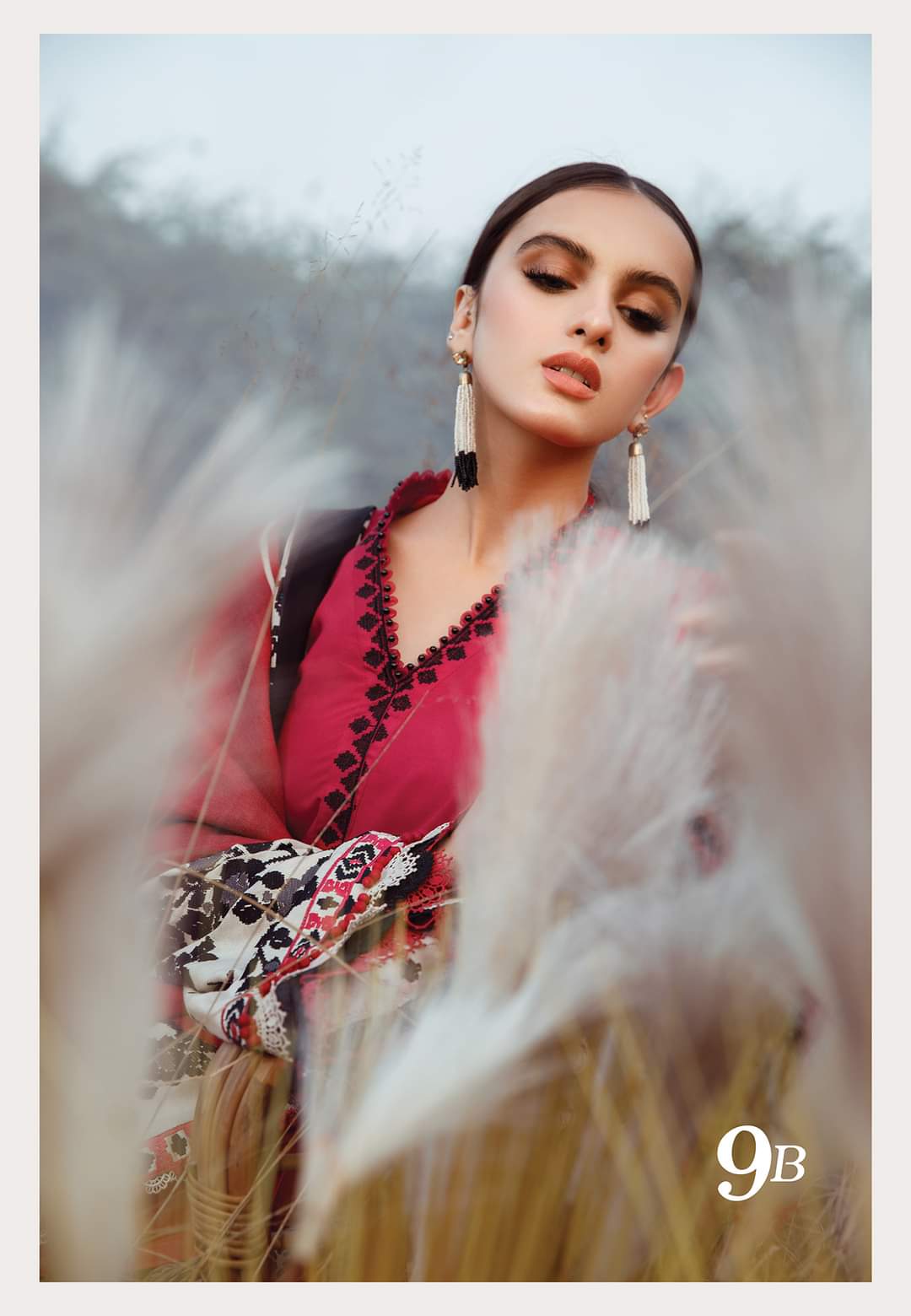 9B | Maria B | Mprints Shawls Collection 2022