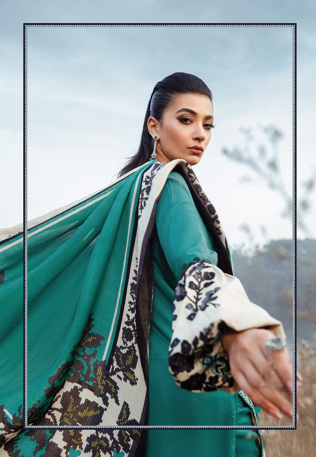 9A | Maria B | Shawls Collection 2022
