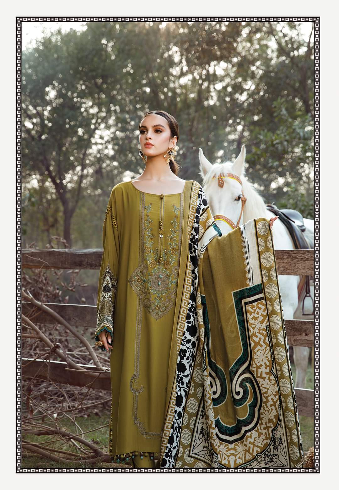 5A | Maria B | Mprints Shawls Collection 2022