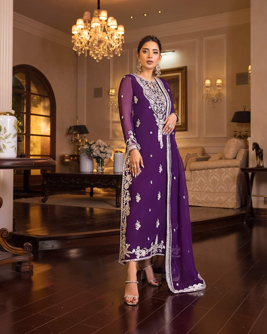 AJSM-25 | Asim Jofa | Unstitched Maahru & Noorie Collection 2023