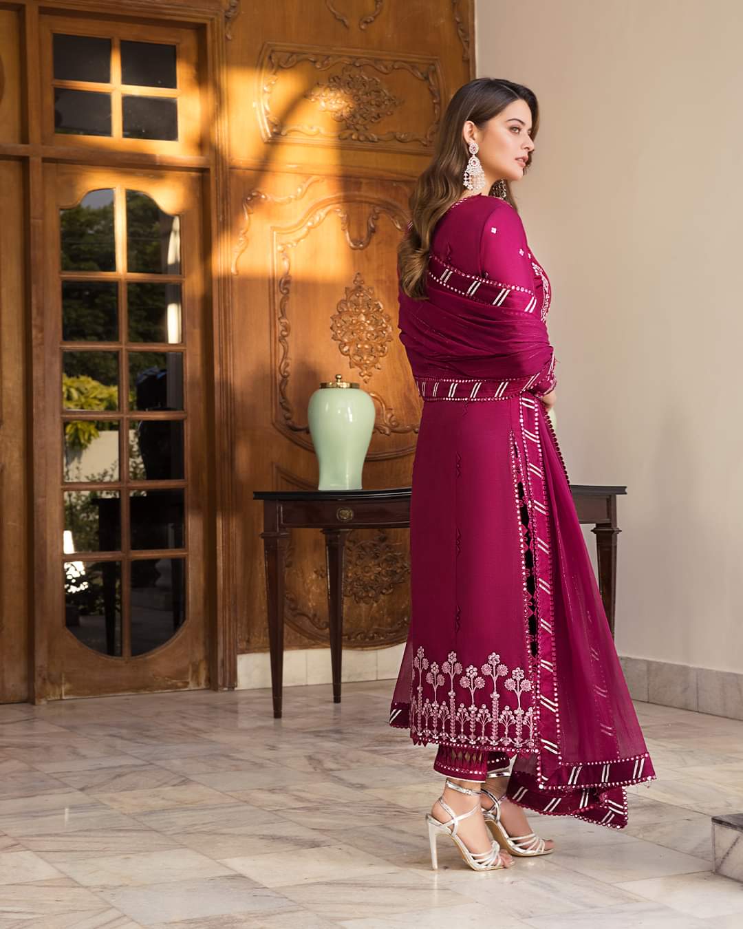 AJSM-18 | Asim Jofa | Unstitched Maahru & Noorie Collection 2023