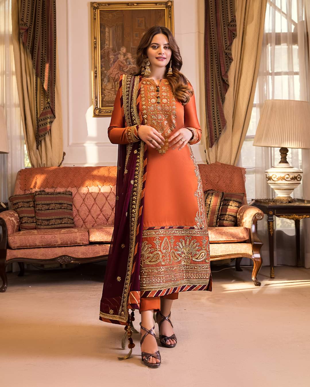 AJSM-12 | Asim Jofa | Unstitched Maahru & Noorie Collection 2023