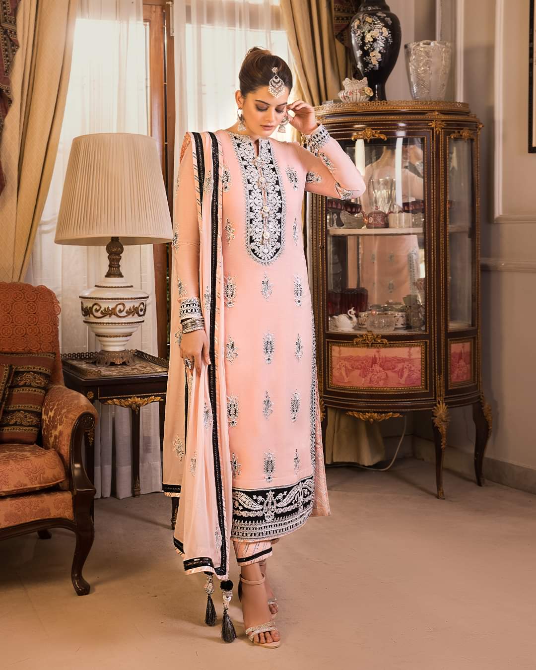 AJSM-10 | Asim Jofa | Unstitched Maahru & Noorie Collection 2023