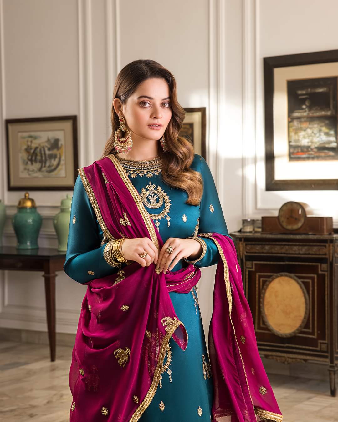 AJSM-06 | Asim Jofa | Unstitched Maahru & Noorie Collection 2023