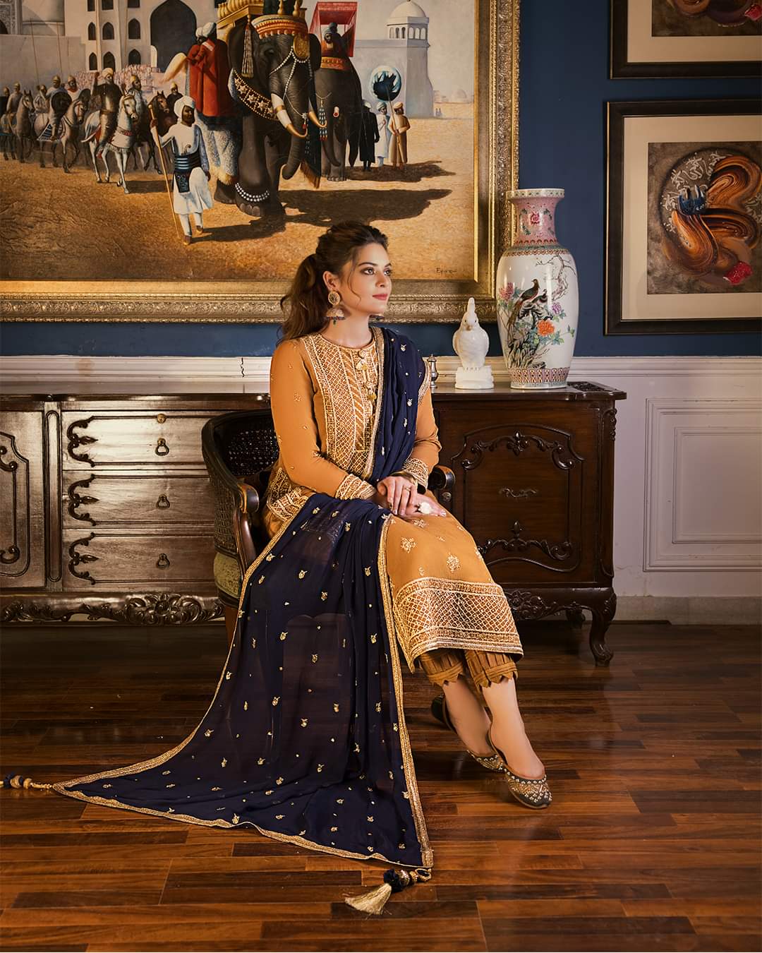 AJSM-02 | Asim Jofa | Unstitched Maahru & Noorie Collection 2023