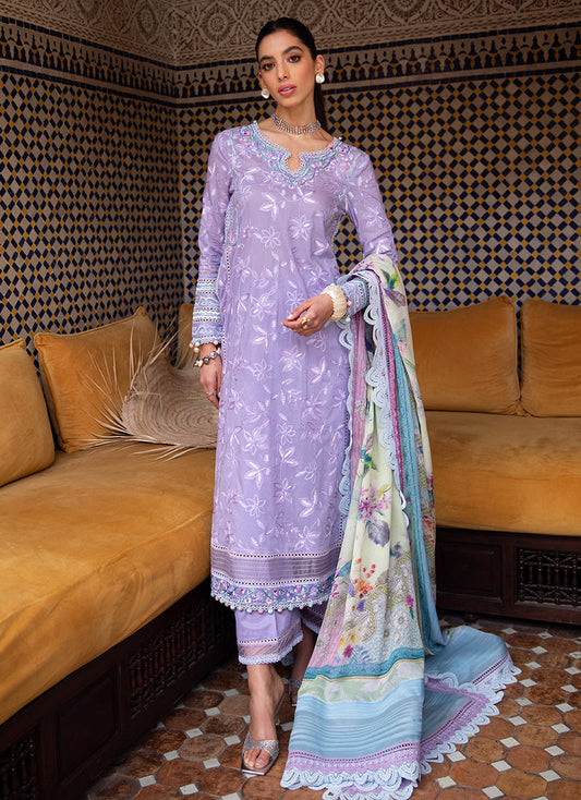 Zat Lavender | Farah Talib Aziz | Kesh Luxury Lawn 2023