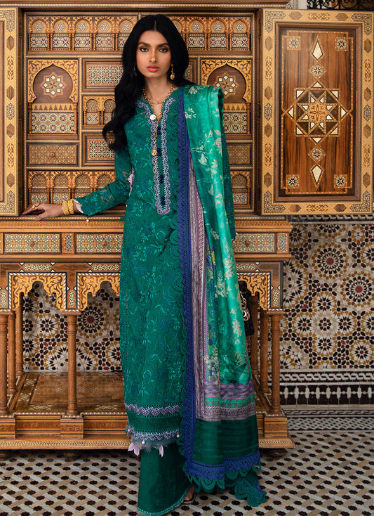 Atlas Emerald  | Farah Talib Aziz | Kesh Luxury Lawn 2023