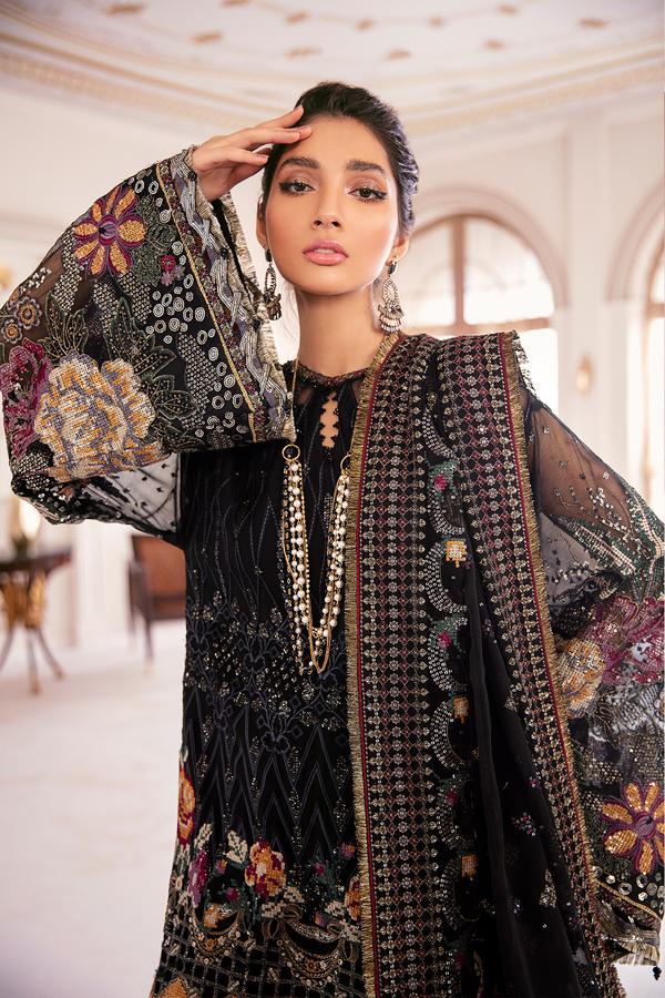 Garnet | Baroque | Chantelle | Embroidered Chiffon