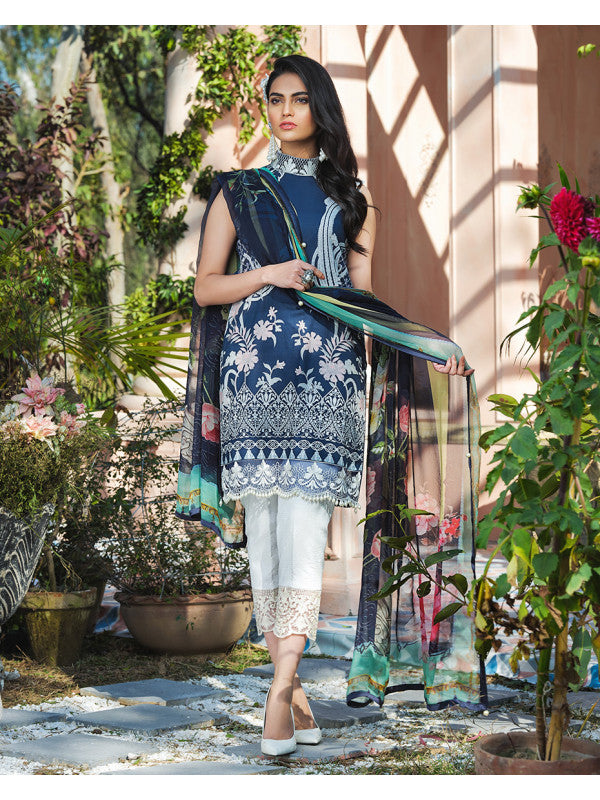 Aguamarina GL-02 | Gulaal | Embroidered Organza | Vol. 1 | Lawn 2020