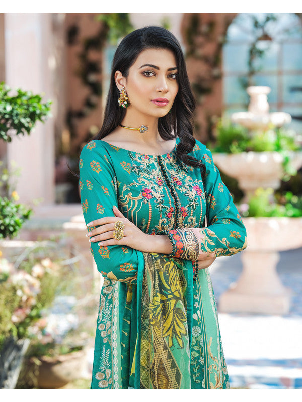Mar Verde GL-08 | Gulaal | Embroidered Organza | Vol. 1 | Lawn 2020