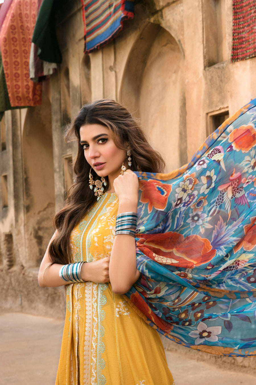 Nargis | Saira Rizwan × Ittehad | Luxury Lawn 2022