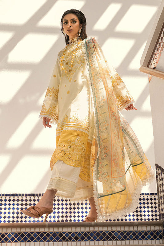 Lemon Burst - HM22-01A | Mushq  | Hemline Lawn Collection 2022