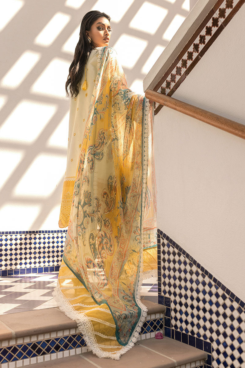 Lemon Burst - HM22-01A | Mushq | Hemline Lawn Collection 2022
