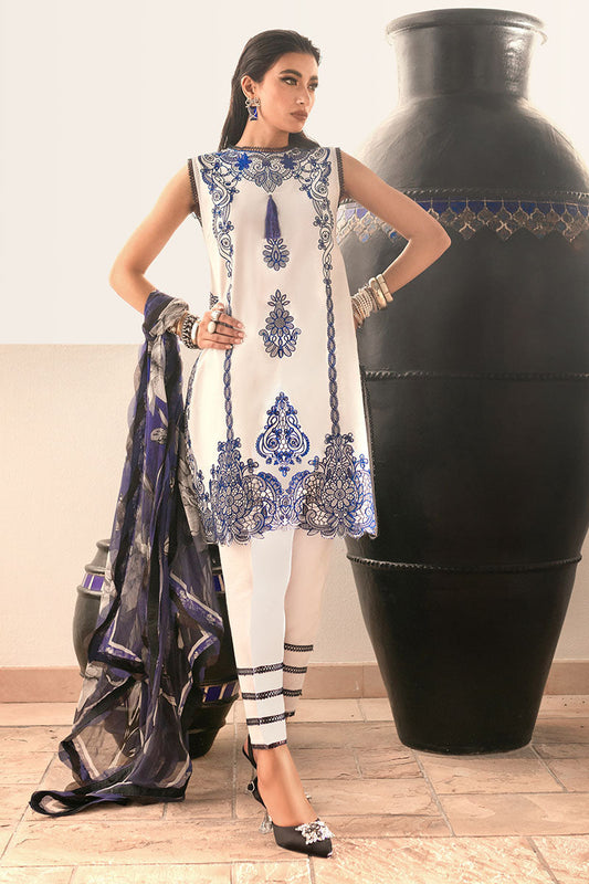 Oriental Tale - HM22-02A | Mushq  | Hemline Lawn Collection 2022
