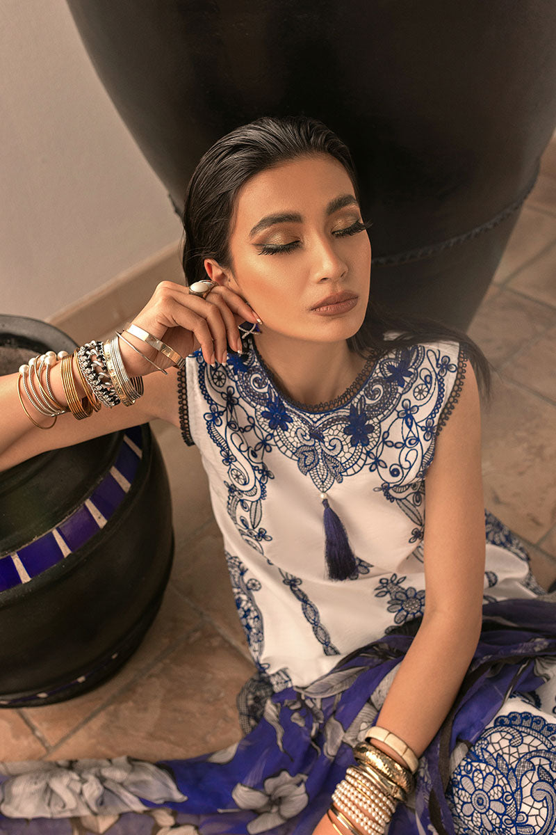 Oriental Tale - HM22-02A | Mushq | Hemline Lawn Collection 2022