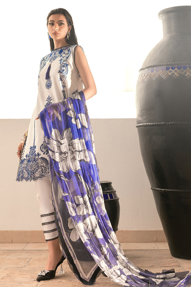 Oriental Tale - HM22-02A | Mushq  | Hemline Lawn Collection 2022