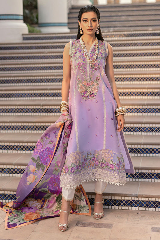 Amethyst - HM22-03A | Mushq  | Hemline Lawn Collection 2022