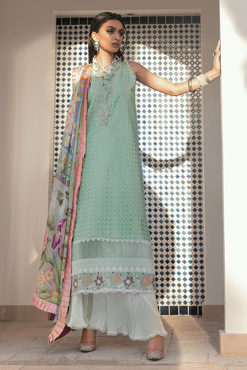 Honey Dew - HM22-04A | Mushq | Hemline Lawn Collection 2022