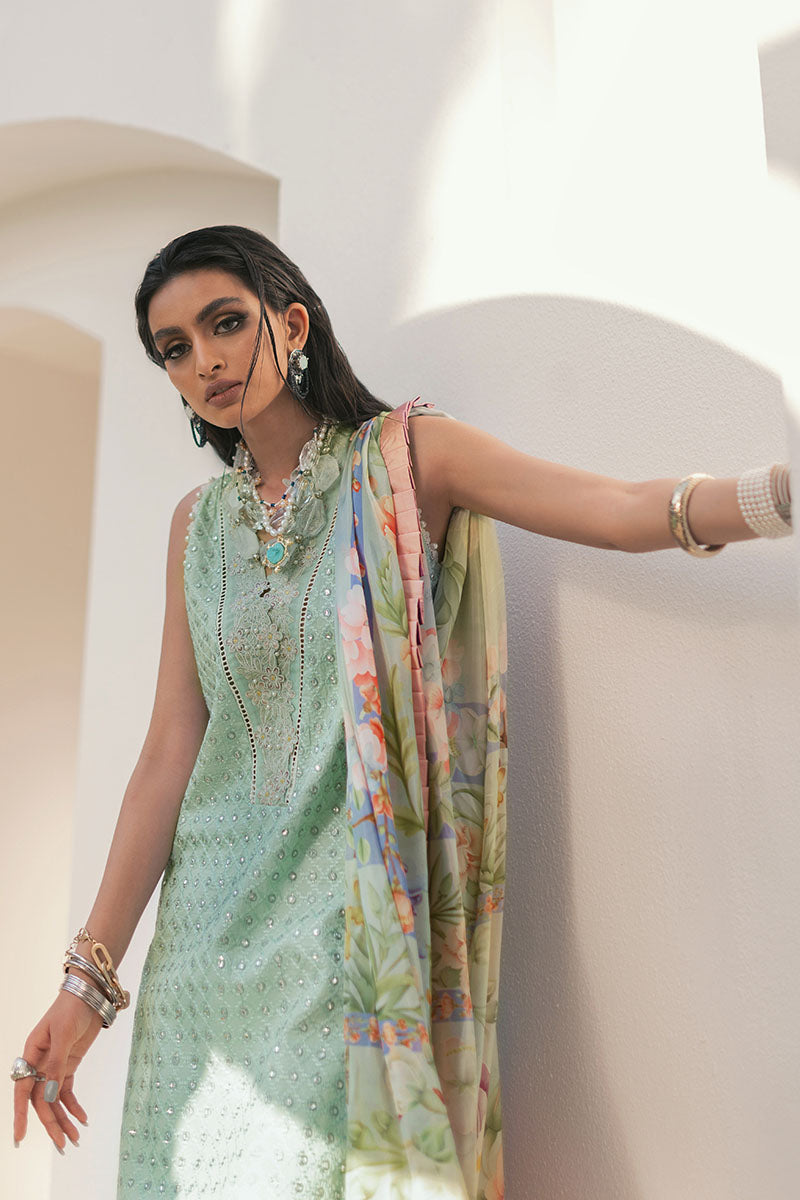 Honey Dew - HM22-04A | Mushq  | Hemline Lawn Collection 2022