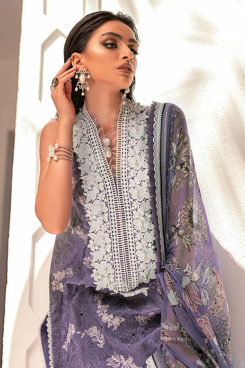 Lavender Aura - HM22-06A | Mushq | Hemline Lawn Collection 2022