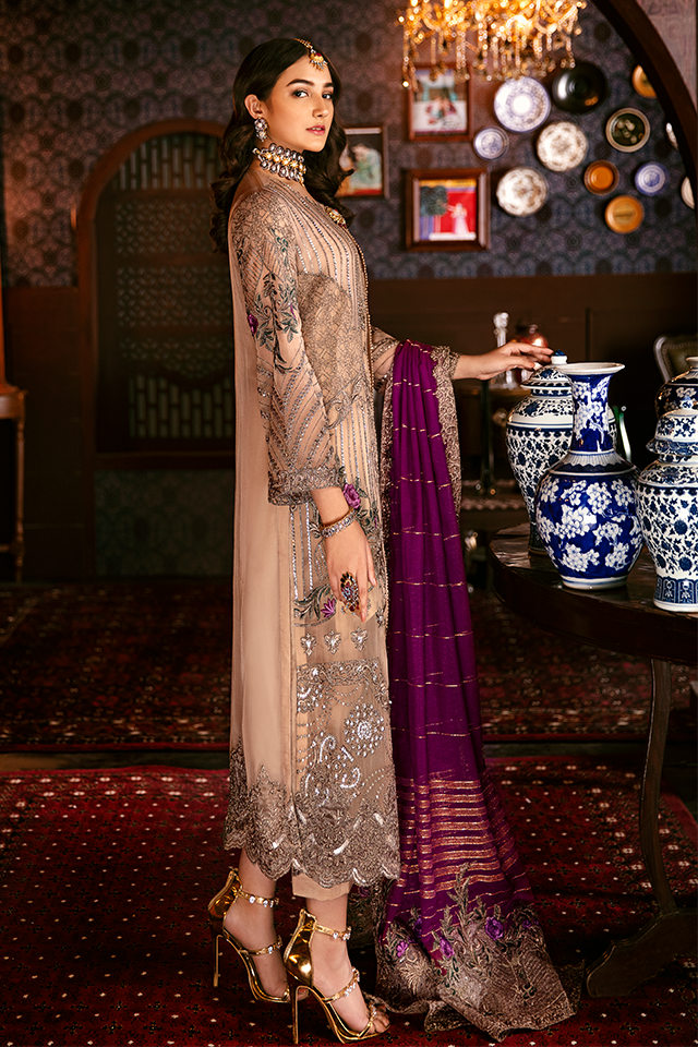 I-103 Bronze Masquerade - Serene | Imrozia | Majestic | Premium Embroidery - Solas de Lune