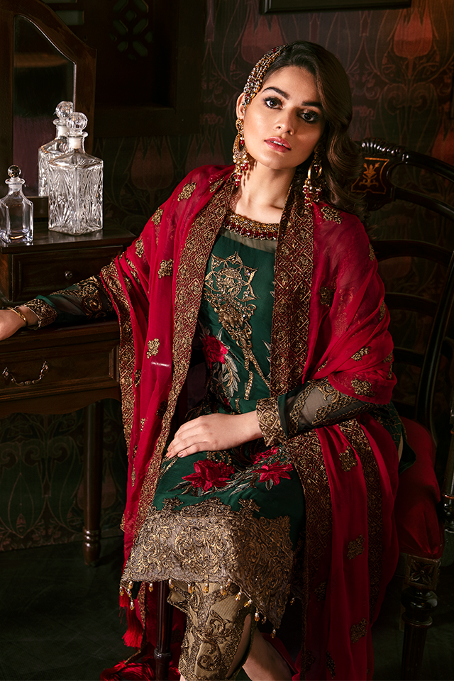 I-106 Magnifique Jade - Serene | Imrozia | Majestic | Premium Embroidery - Solas de Lune