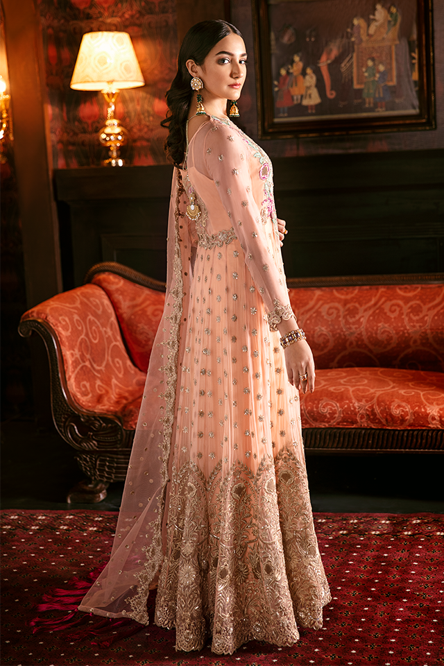 I-107 Pêche Floraison - Serene | Imrozia | Majestic | Premium Embroidery - Solas de Lune