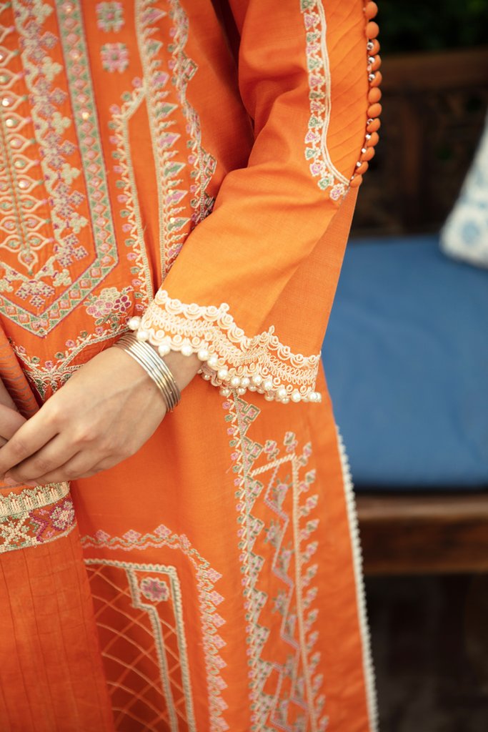 NW-12 | Qalamkar | Unstitched Qline Linen Collection 2021